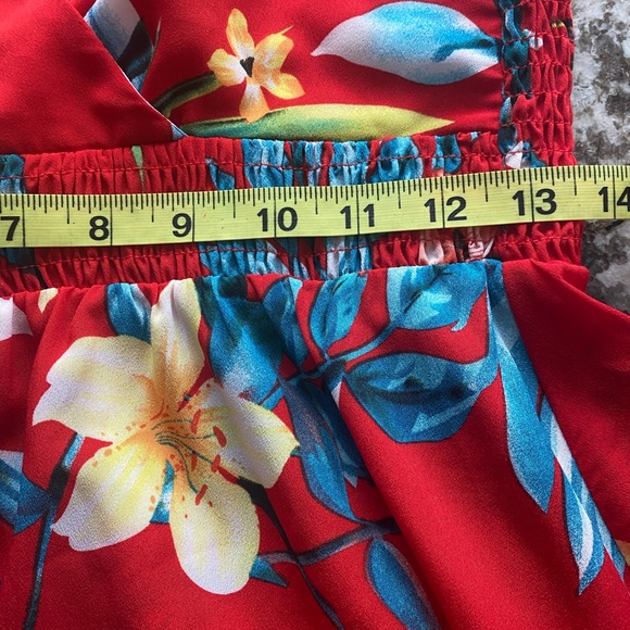 Papillon tropical dress. Size Small - Picture 4 of 5
